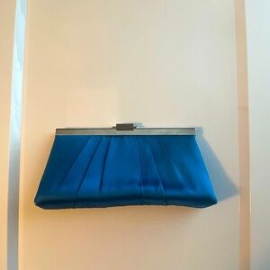 Cache Elegant Sapphire Blue Clutch